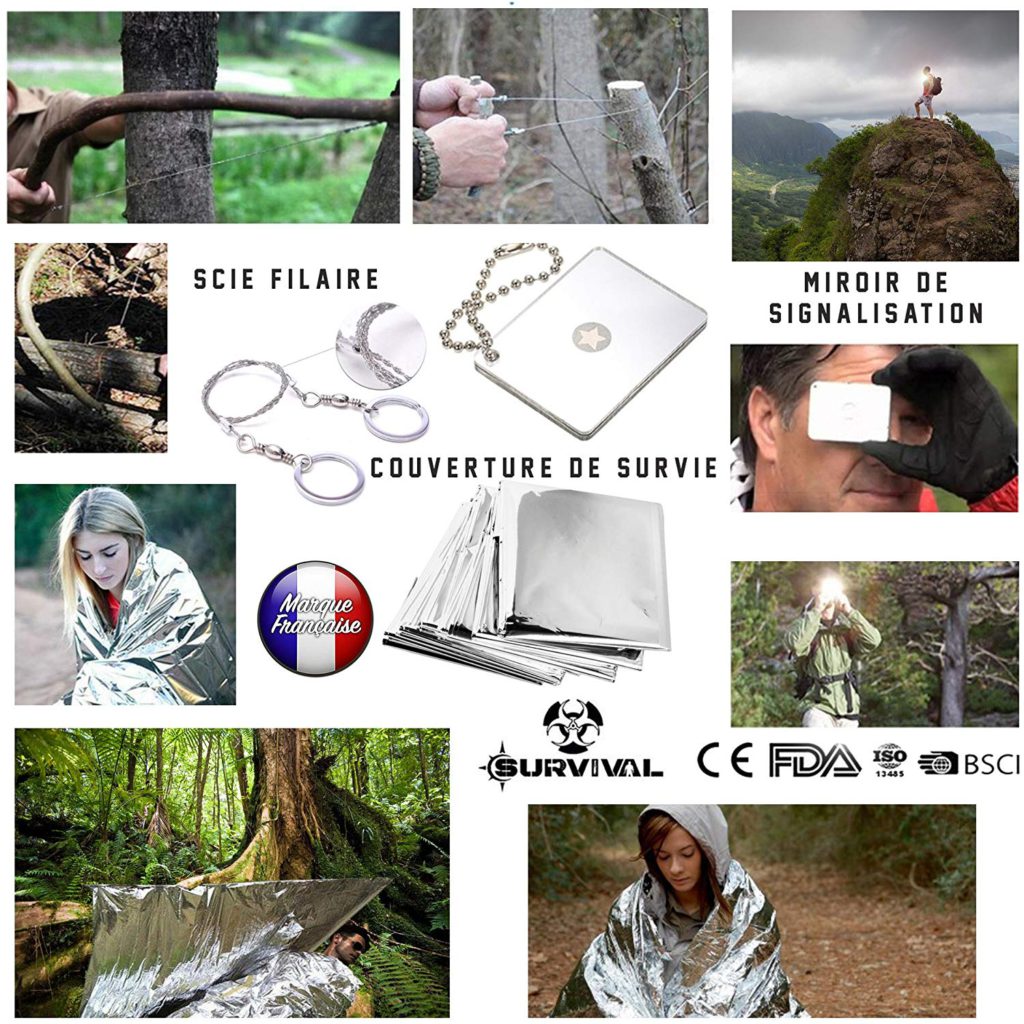 Abris de survie d'urgence 4 - 5 personnes